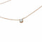 Collier Pendentif en or rose, diamant. 58 Facettes 29313