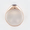 Bague 61 Bague jonc grenat or rose 58 Facettes 20-195-57