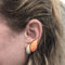Boucles d'oreilles Boucles d'oreilles M.Gérard en or jaune, platine, corail et diamants. 58 Facettes 28331