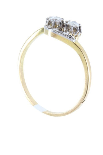 Bague Bague Vous et moi Art Nouveau diamants 58 Facettes 038281