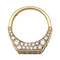 Bague 53 Bague Cartier chevalière en or jaune et diamants. 58 Facettes 29847-1
