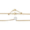 Collier Collier solitaire deux ors diamants de 2,17 carats. 58 Facettes 30174