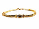 Bracelet Bracelet Maille anglaise Or jaune Saphir 58 Facettes 1132937CD
