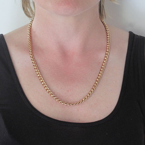 Collier Chaine ancienne Or rose 58 Facettes CVCO1