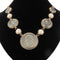 Collier Collier pièces antiques perles et cristaux 58 Facettes DC009