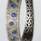 Bracelet Bracelet argent diamants et cyanites 58 Facettes 18-329