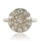 Bague 52 Bague ronde plate diamants taille ancienne 58 Facettes 19-289-55