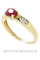 Bague 47 Bague rubis 58 Facettes 12381