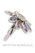 Bague 57 Bague fleur moderne 58 Facettes 18361