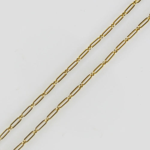 Collier Collier draperie ancienne or jaune et or blanc 58 Facettes 16-280