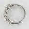 Bague 55 Bague or blanc 5 diamants 58 Facettes 18-144-55