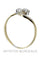 Bague 57 Toi et moi ancien diamants 58 Facettes 31371