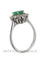 Bague 53 Bague marguerite émeraude 58 Facettes 35861