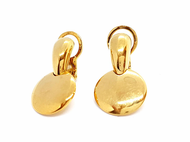 Boucles d'oreilles Pomellato Boucles d'oreilles Clips Or jaune 58 Facettes 05282CD