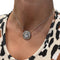 Collier Collier Boucheron "Esmeralda" en or blanc, diamants et pierre de lune. 58 Facettes 29955
