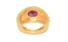 Bague Bague étrusque or jaune Rubis 58 Facettes 0