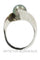 Bague 55 Bague moderne perle noire et diamants 58 Facettes 16461