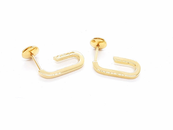Boucles d'oreilles Dinh Van Boucles d'oreilles Maillon Or jaune 58 Facettes 06504CD