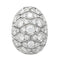 Bague 51 Bague Cartier "Serpentine" en platine et diamants. 58 Facettes 29166-1