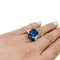 Bague 51 Bague saphir et diamants, monture platine. 58 Facettes 30225
