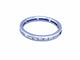 Bague 59 Bague Alliance Or blanc Diamant 58 Facettes 968086CN