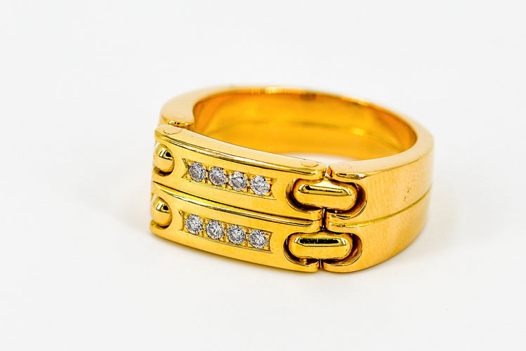 Bague 61 Pequignet Bague Or jaune Diamant 58 Facettes 00330CN