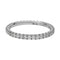 Bague 54 Alliance Cartier "Etincelle" en or blanc, diamants. 58 Facettes 29875