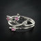 Bague 54 Bague or blanc diamant saphir rose 58 Facettes 18-093D-54