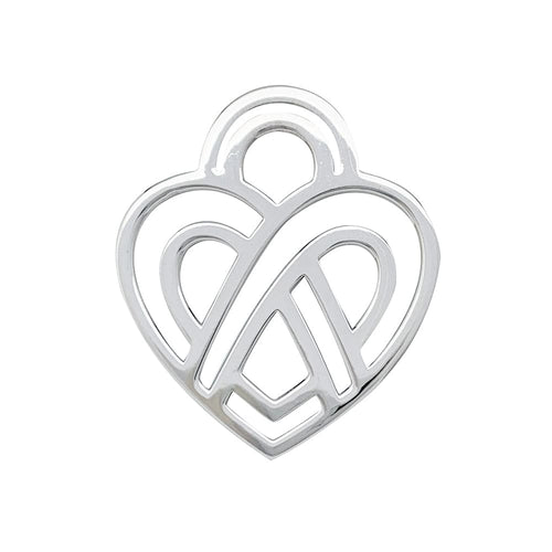 Pendentif Pendentif Poiray, "Coeur Fil", or blanc, diamants. 58 Facettes 30212