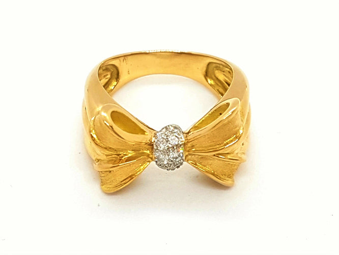 Bague 53 Bague Or jaune Diamant 58 Facettes 00022GD
