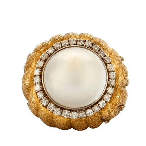 Bague Bague perle MABE Diamants 58 Facettes