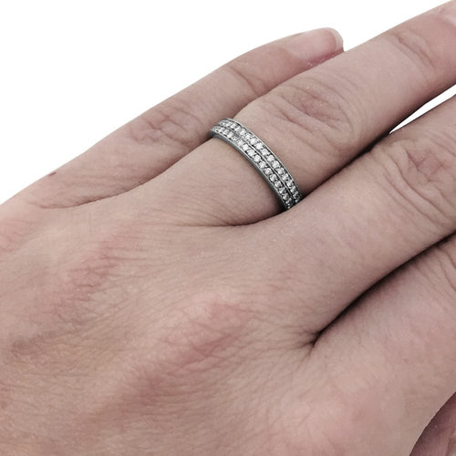 Bague 47 Bague Repossi, "Berbère", or blanc et diamants. 58 Facettes 28812