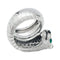 Bague 53 Bague Cartier "Panthère de Cartier" en or blanc, diamants, émeraudes et onyx. 58 Facettes 29075-1