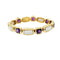 Bracelet Bracelet Van Cleef & Arpels "St Germain" en or jaune, améthystes et nacres. 58 Facettes 30289