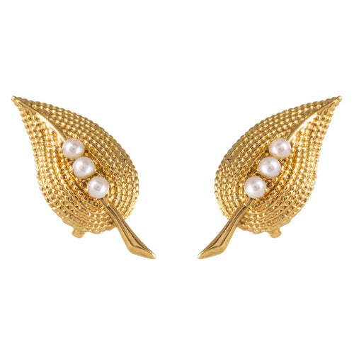 Boucles d'oreilles Clips d'oreilles anciens perles 58 Facettes 19-210A