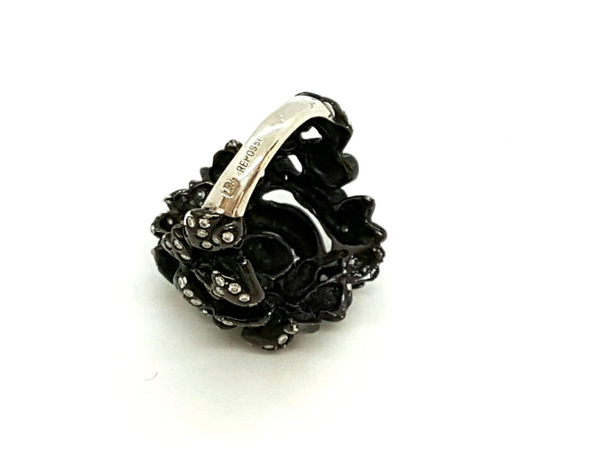 Bague 51 Repossi Bague Nérée Or noir Diamant 58 Facettes 00038GD