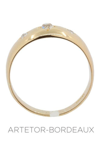 Bague 58 Jonc diamants 58 Facettes 35221