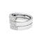 Bague 53 Bague Cartier, "Tectonique", en or blanc et diamants. 58 Facettes 30115