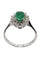 Bague 53 Bague marguerite émeraude 58 Facettes 35861