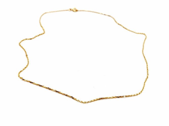 Collier Collier Maille forçat Or jaune 58 Facettes 1167339CN
