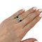 Bague 52 Bague Cartier Collection C en or blanc, diamants et émail noir. 58 Facettes 30036