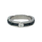 Bague 56 Bague Chanel modèle "Ultra" en or blanc, céramique noire, diamant. 58 Facettes 28877-1