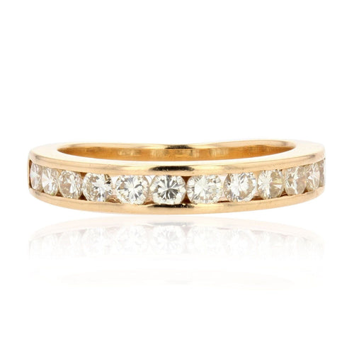 Bague 56 Alliance diamants occasion 58 Facettes 20-549-53
