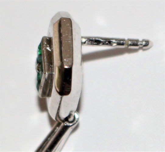 Boucles d'oreilles Pendants d'oreilles émeraudes diamants 58 Facettes 350