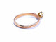 Bague 55 Bague Solitaire Or rose Diamant 58 Facettes 1021707CD