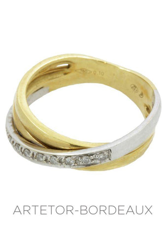 Bague 52 Bague diamants moderne 58 Facettes 2071
