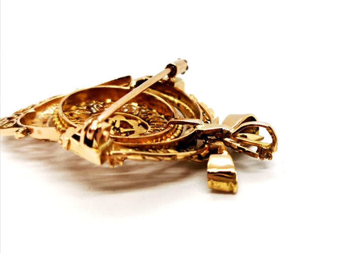 Pendentif Pendentif Vintage Or jaune Diamant 58 Facettes 1126569CN