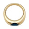 Bague 58 Bague jonc en or jaune, saphir. 58 Facettes 29704