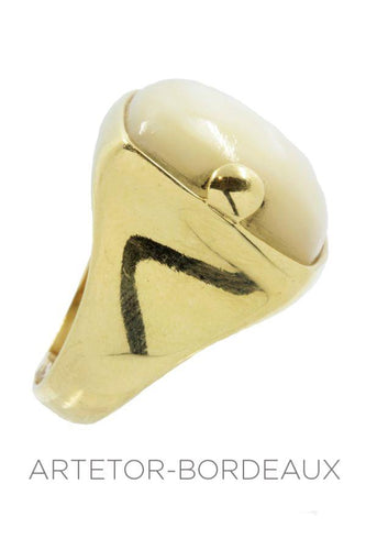 Bague 56 Bague jonc nacre 58 Facettes 12121