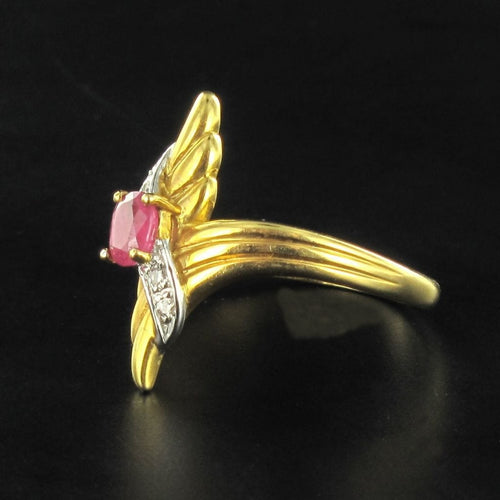Bague 48 Bague rubis diamants moderne 58 Facettes 8097-8389817-50